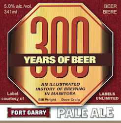 Fort Garry Brewing Label   300 Years of Beer