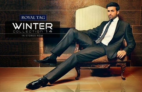 RoyalTag Winter Collection '14 | Royal Tag Suits in Pakistan For Mens - New Fresh Fashion