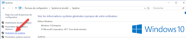 Trucs et astuces Windows 10 - Un raccourci pour créer un Point de restauration du système dans Windows 10 Trucs et astuces Windows 10 - Un raccourci pour créer un Point de restauration du système dans Windows 10