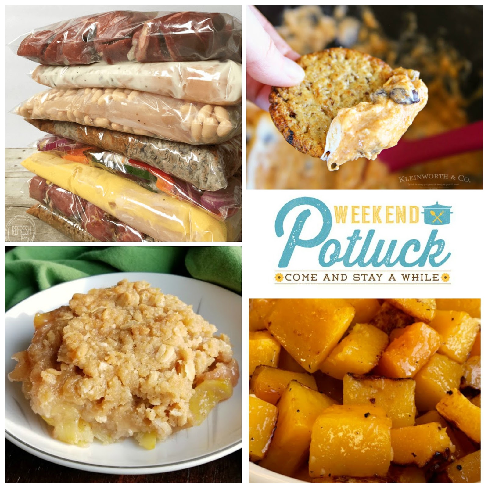 Served Up With Love 10 Crock Pot Freezer Meals at Weekend Potluck 287