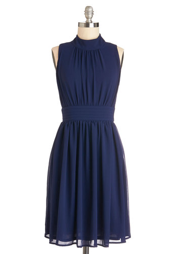 Beautiful Navy Blue Dress - Creative Ideas