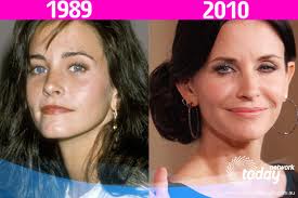 Courtney Cox Plastic Surgery Before and After Boob Job, Botox and Nose