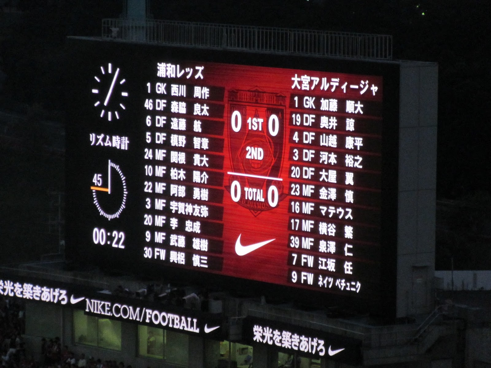 オタクな一口馬主 こういう試合が見たかった 浦和レッズvs大宮アルディージャ 16 J1 2ndステージ 第4節