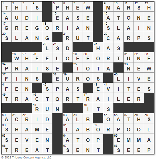 L A Times Crossword Corner David Alfred Bywaters