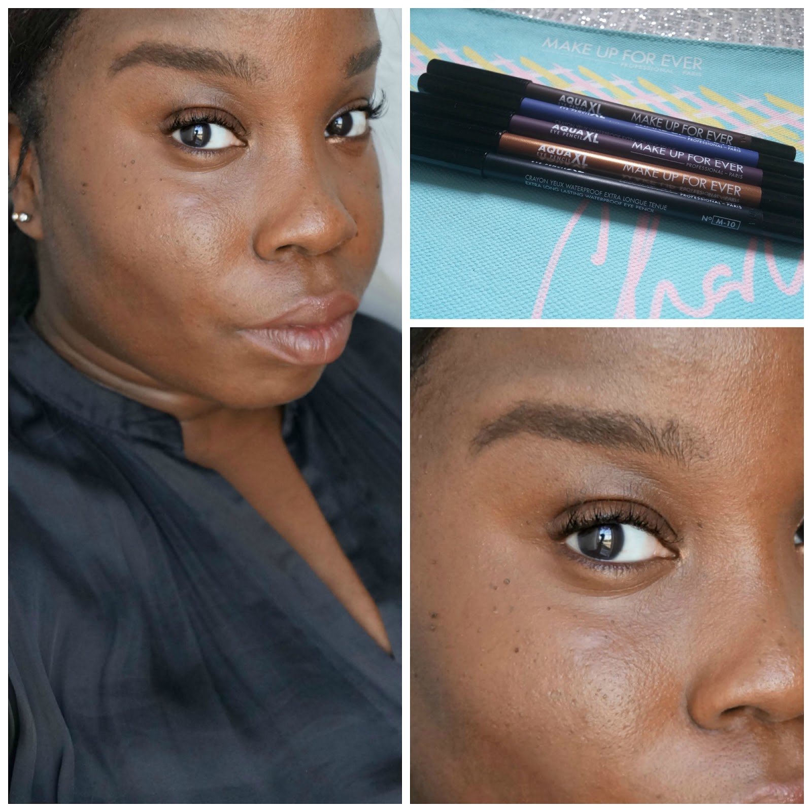 My simple everyday look with Make Up For Ever Aqua XL Waterproof