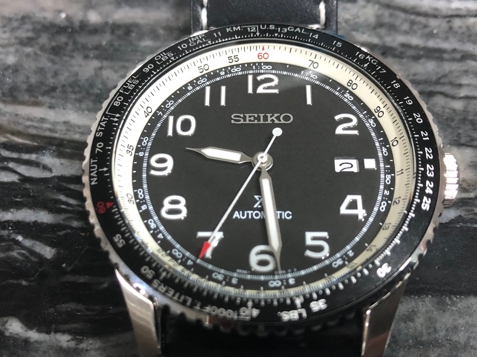 My Eastern Watch Collection: Seiko Prospex Sky Slide Rule Bezel SRPB61K1  Navitimer (similar to SRPB57 and SRPB59) - A Manual Computer with Limited  Use, A Review (plus Video)