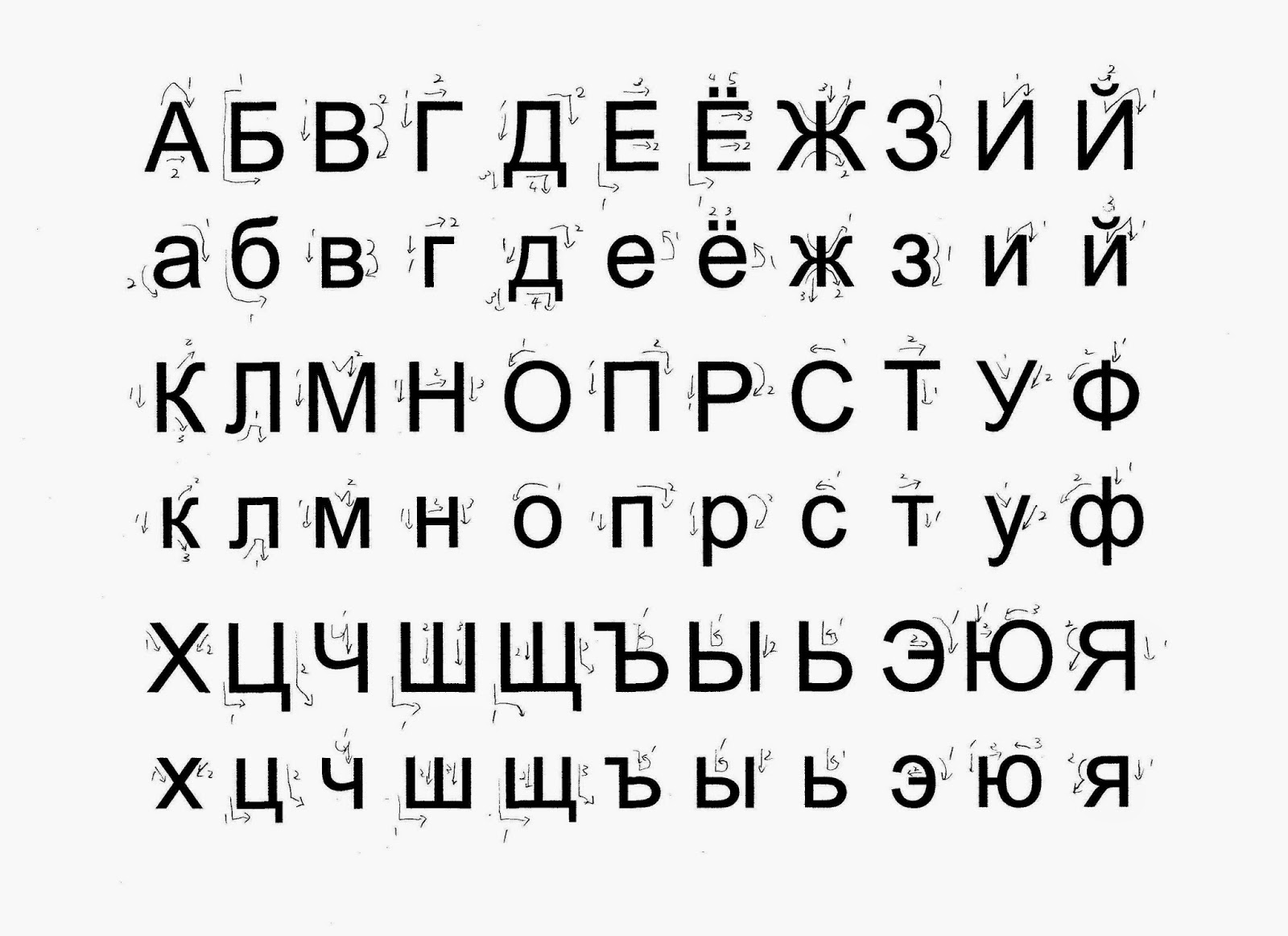 ロシア 語 の 筆記 体