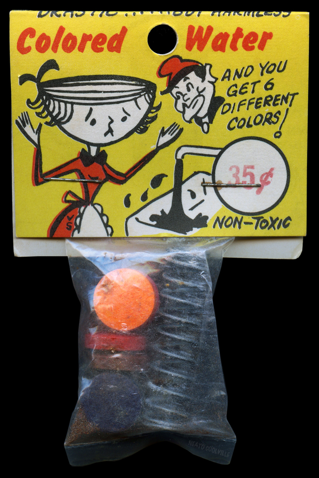 Neato Coolville TWO NOVELTY FINDS COLORED WATER & TOPSTONE FUN DISGUISE