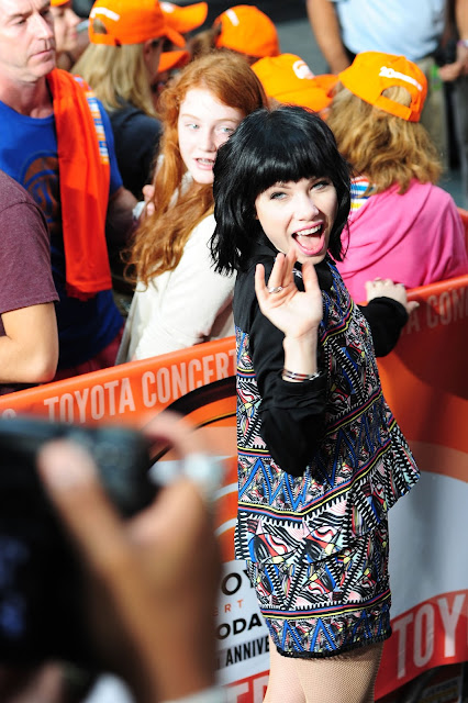 Singer @ Carly Rae Jepsen - Performing on the 'Today' show in New York City 