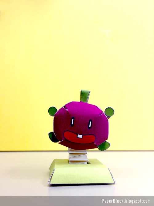 Smarty Bean Berry Paper Toy