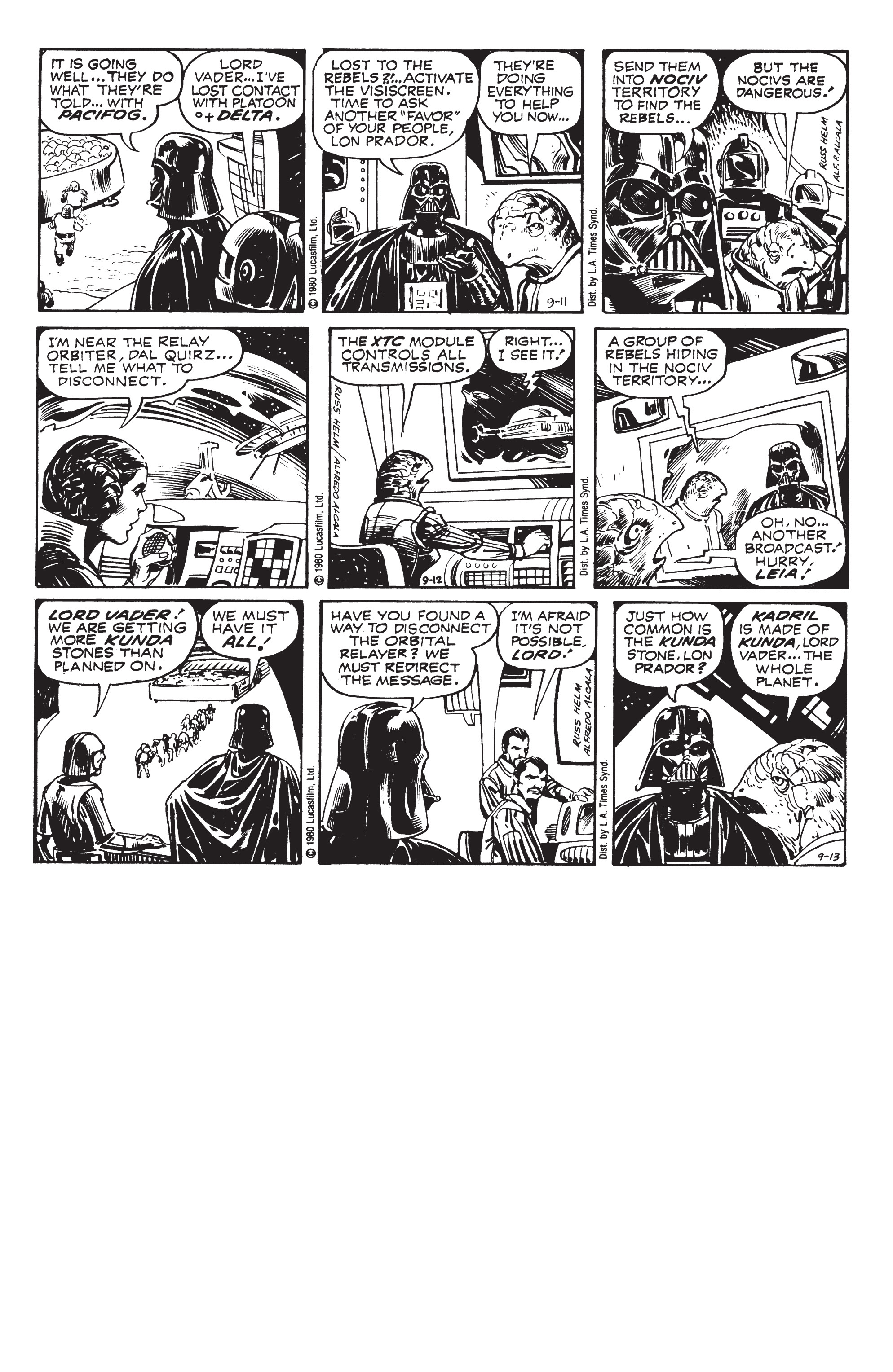 Read online Star Wars Legends: The Newspaper Strips - Epic Collection comic -  Issue # TPB (Part 3) - 94