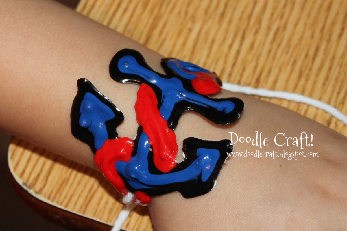Puffy Paint Bracelets - Things to Make and Do, Crafts and Activities for  Kids - The Crafty Crow