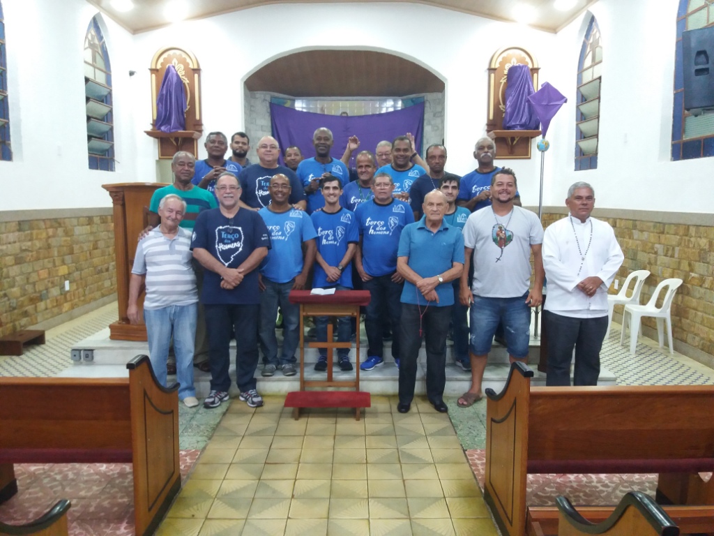 TERÇO DOS HOMENS DA PNSC-STA.CRUZ NA PARÓQUIA NOSSA SRA. DAS GRAÇAS EM MURIQUI - RIO - 15/03/2017