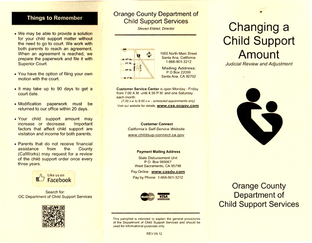 OC Community Resources Child Support Amount