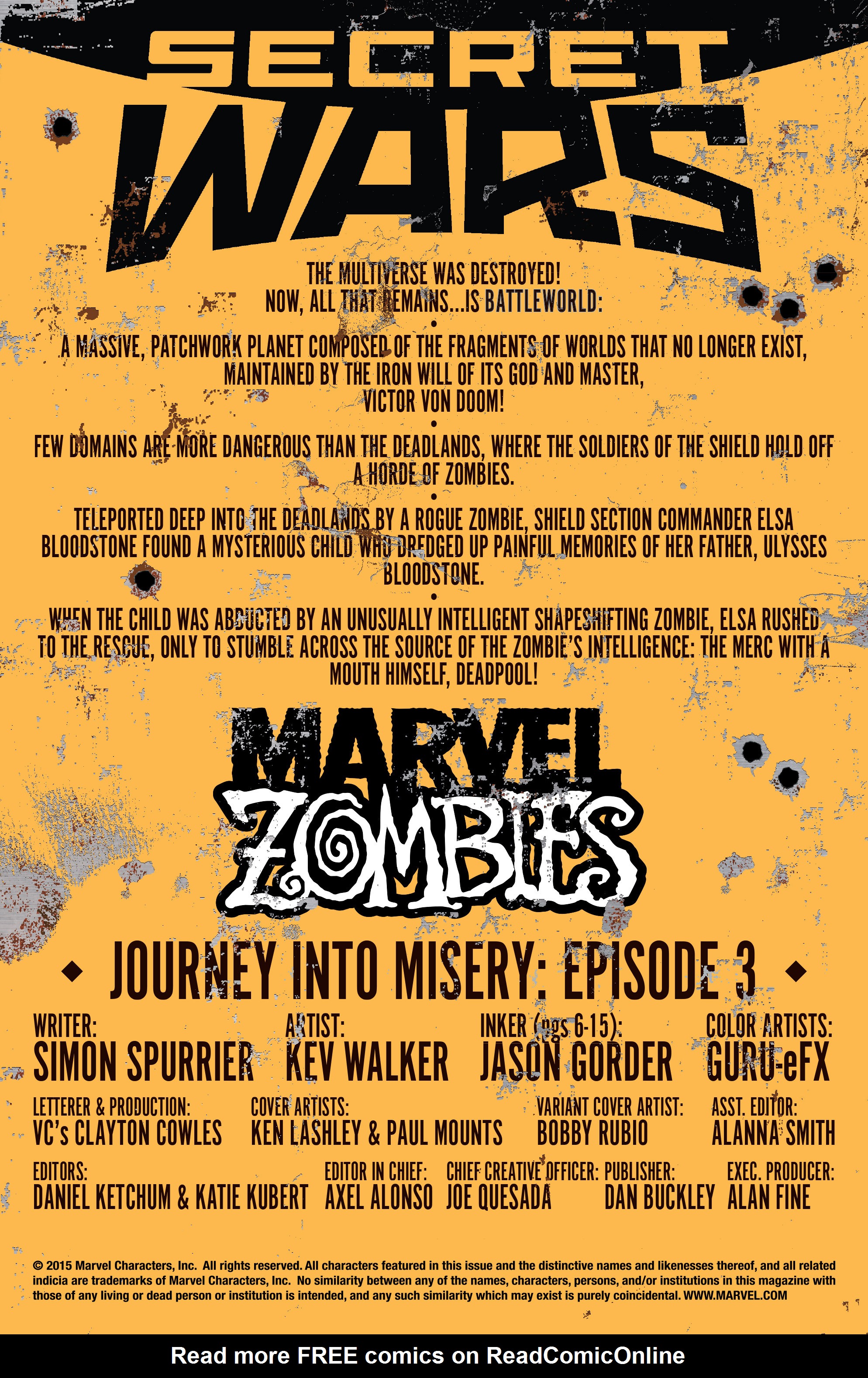 Read online Marvel Zombies (2015) comic -  Issue #3 - 3