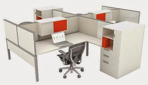 standing desk office layout