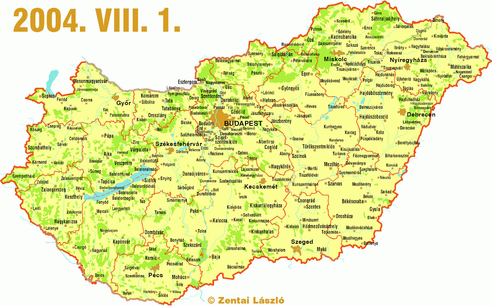 UNGHERIA MAPPE DI UNGHERIA Enciclopedia Italiana™