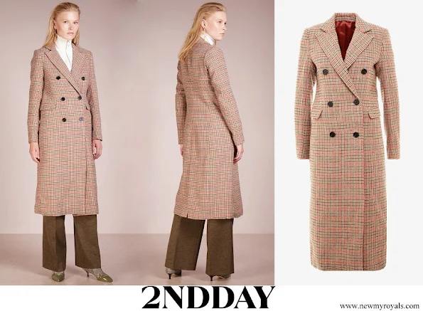 Princess Sofia wore 2nd Day Checked Duster Coat