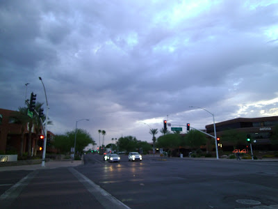 Cloudy Sky in Scottsdale, AZ USA