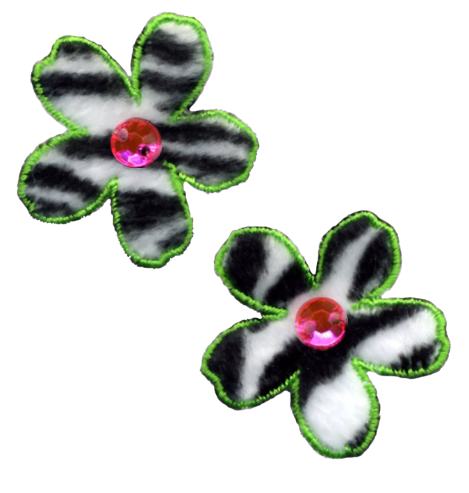 eridoodle designs and creations Zebra print flowers