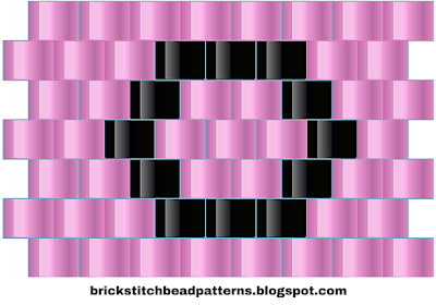 Free Brick Stitch Alphabet 1 Bead Pattern O Download