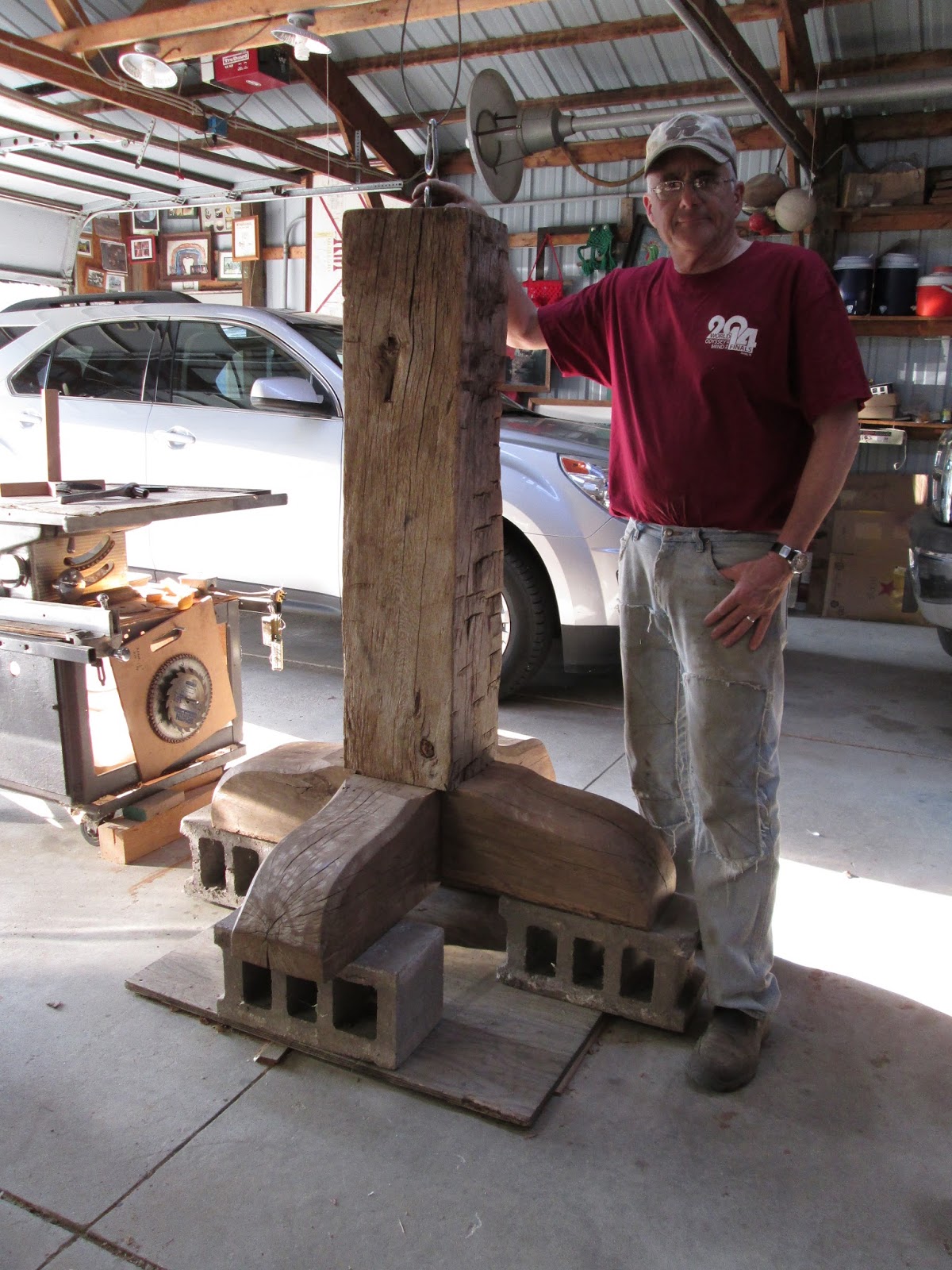 Bridges To The Future Mortise and tenon table base