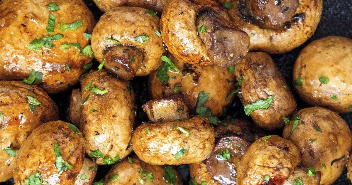 The Iron You Easy Baked Garlic Mushrooms