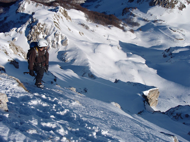 Secondo salto cresta Nord - Terminillo