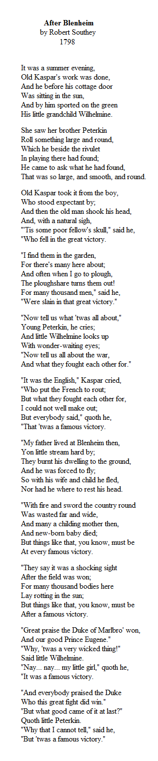 How does the poems tone contribute to the satire picture