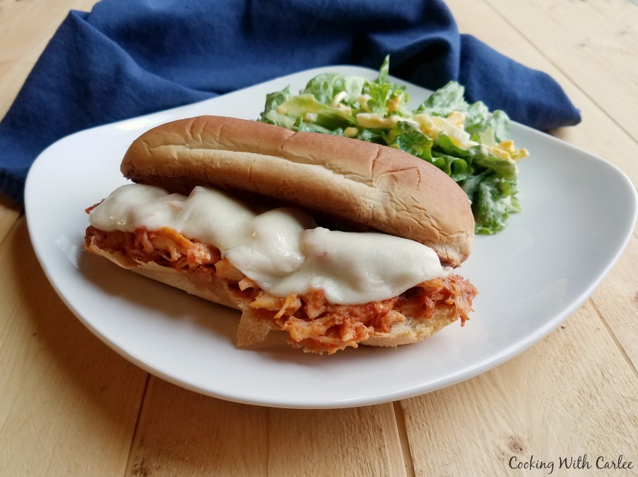 Cooking With Carlee Slow Cooker Chicken Parmesan Sandwiches
