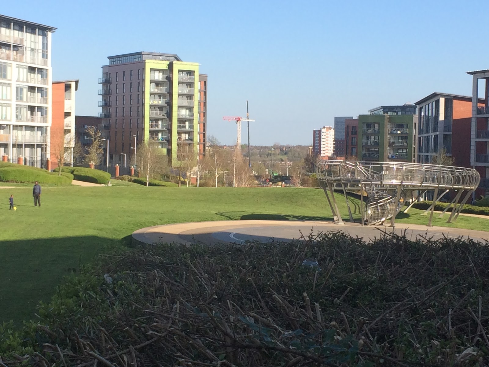 Park Central - constructing an end