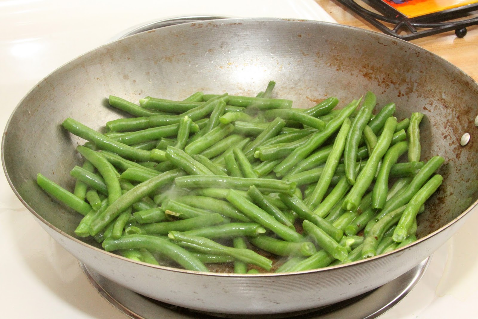 For the Love of Food Asian Stirfry Green Beans and Healthy Choice