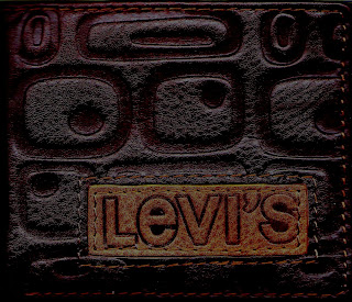 محفظة رجالى جلد طبيعى للجيب ماركة ليفز - Levi's Men's Leather Wallets 