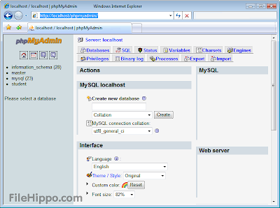 phpMyAdmin 3.5.1