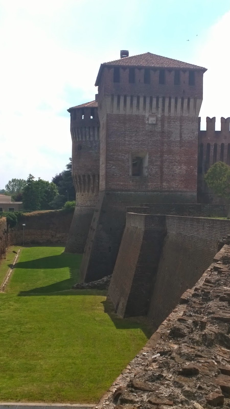Castle at Soncino, Lombardy, Italy