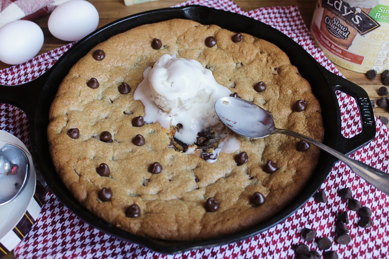 Kylee's Kitchen Chocolate Chip Skillet Cookie
