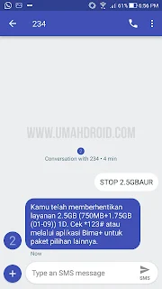 Stop Paket Tri 2.5GB Rp2000