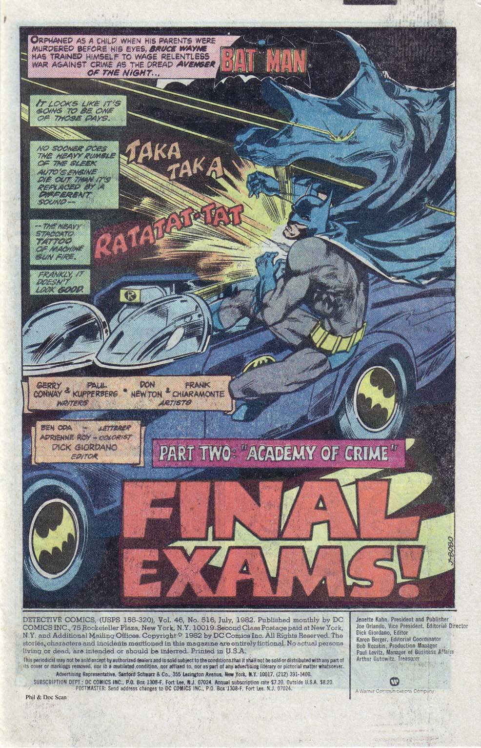 Read online Detective Comics (1937) comic -  Issue #516 - 2