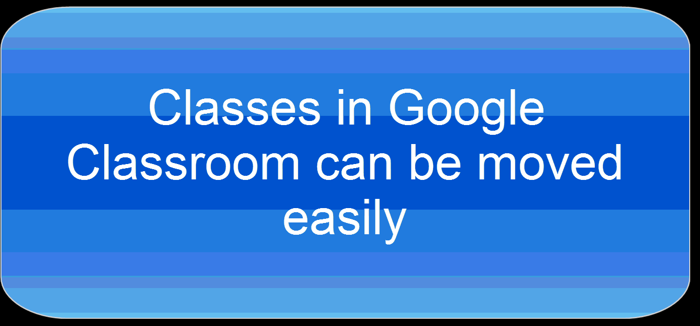 Time to Talk Tech New Google Classroom feature reorder classes as