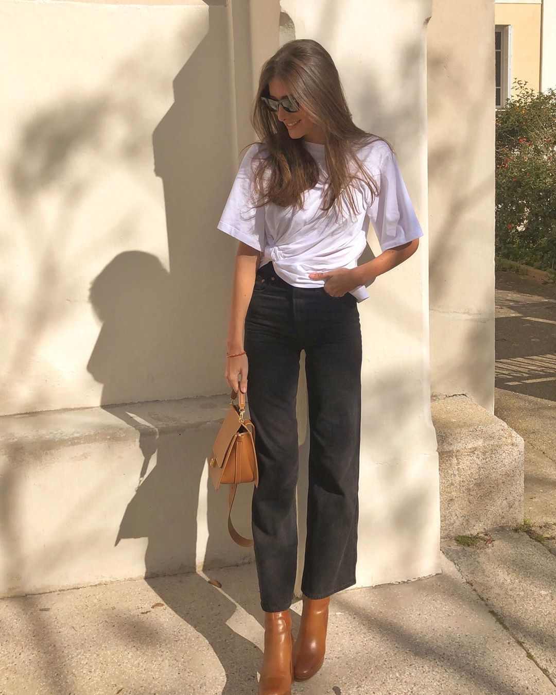 The French-Girl Way to Wear Jeans and a T-shirt