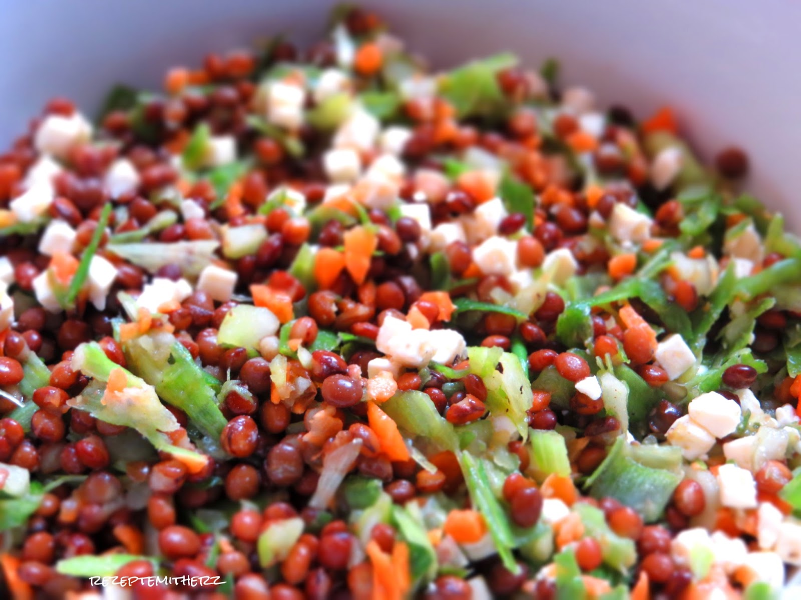 Rezepte mit Herz Scharfer Linsensalat