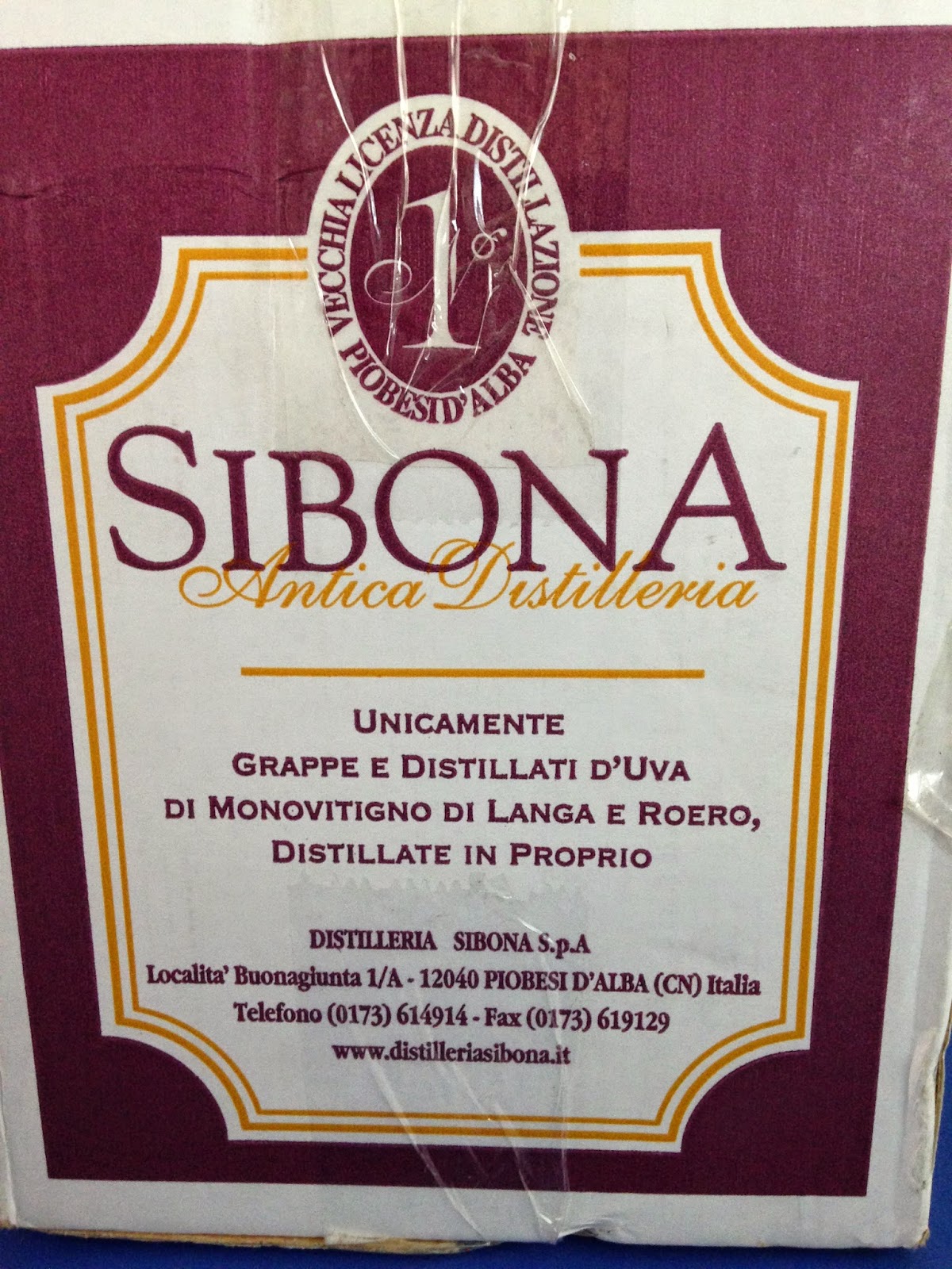 distilleria sibona s.p.a.