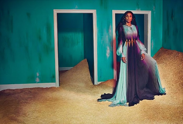 Ciara Models in stunning pictures for Roberto Cavalli. 3