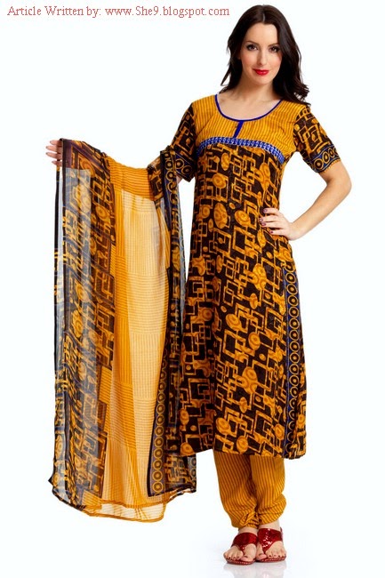 Simple and Elegant Salwar Kameez Designs 2014-2015