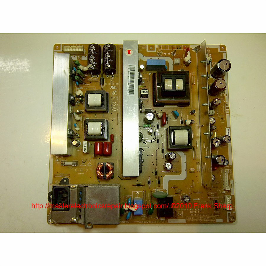 Master Electronics Repair !: SAMSUNG LCD TV POWER SUPPLY CIRCUIT BN44
