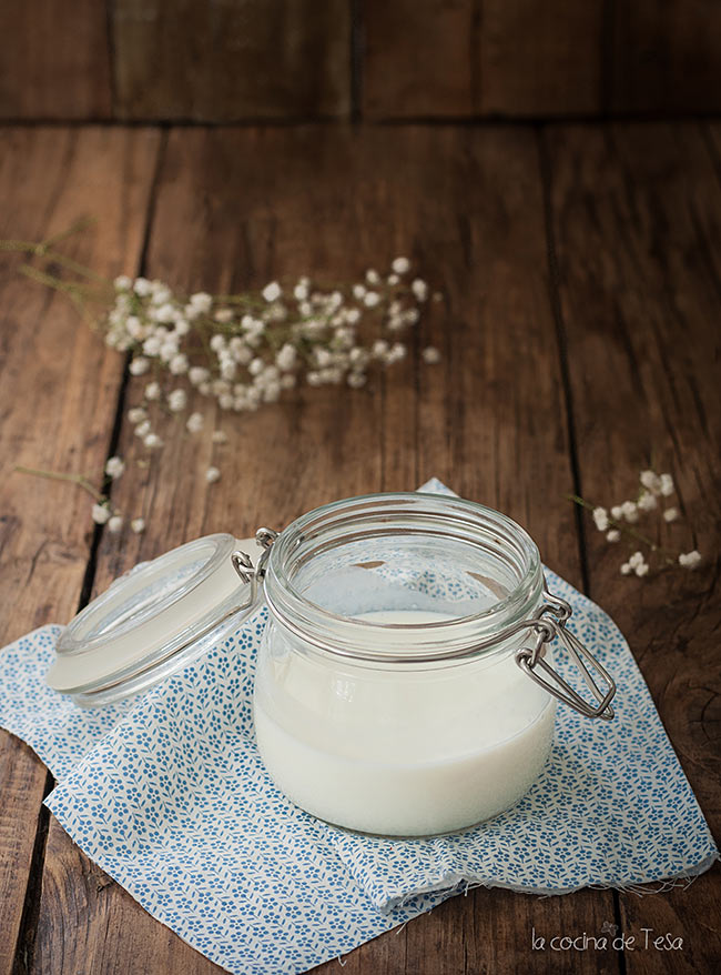 La cocina de Tesa Buttermilk casero tradicional y mantequilla con