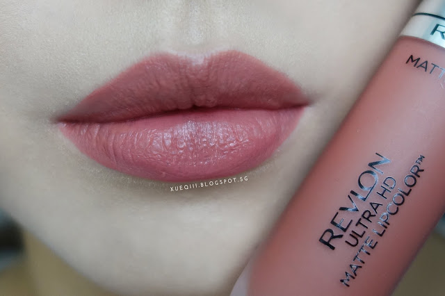 Revlon Ultra HD Matte LipColor Seduction Lip Swatch