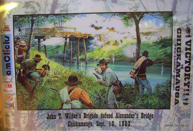 Batalla de Chickamauga reproducida por Clicks