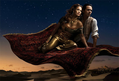 Jennifer Lopez & Marc Anthony as Jasmine & Aladdin