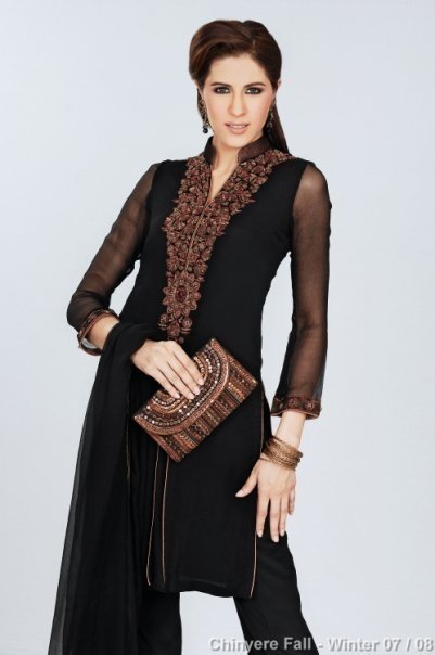 Black salwar kameez for women |She Fashions